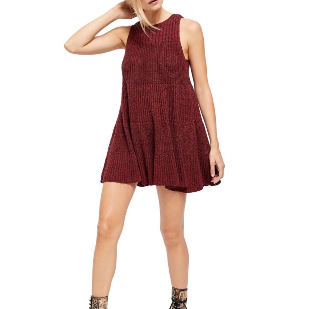 Free People Waterfall Ruffle Dress